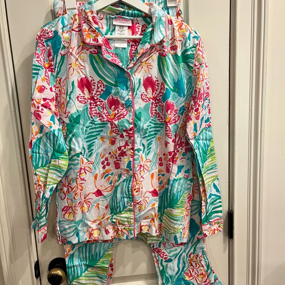 Lilly Pulitzer Vibrant Tropical Kids Pajama Set
